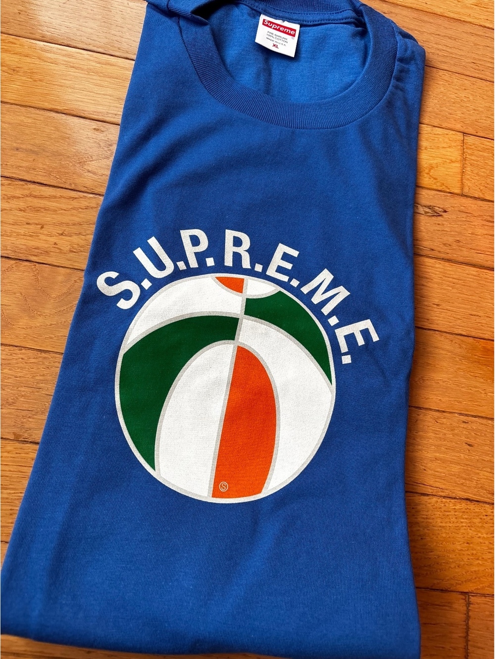 Supreme League Tee in Royal Blue, Size XL